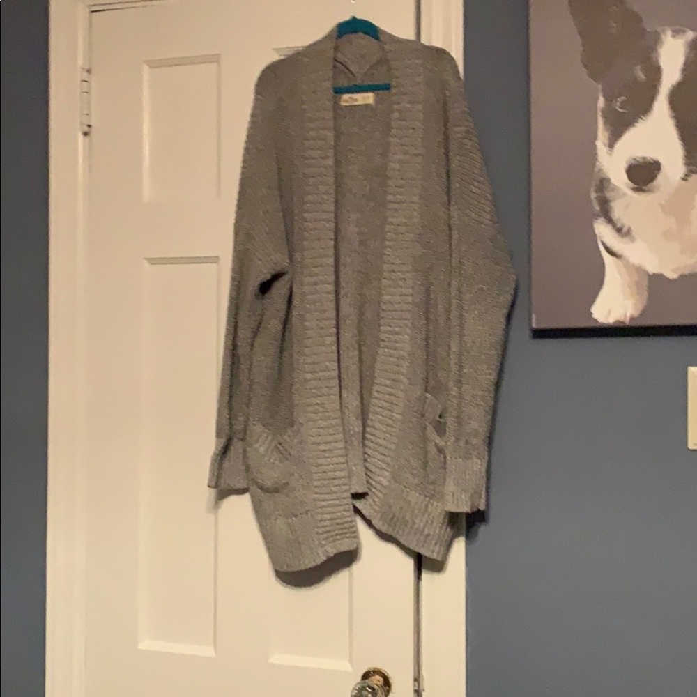 Grey cardigan